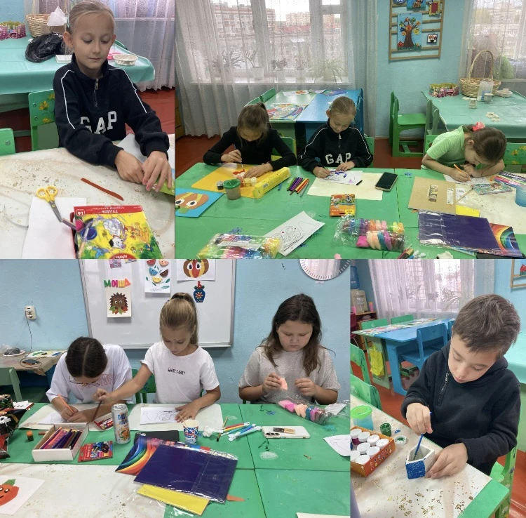Творческие работы в различных техниках на осеннюю тему 🍁🎃🏠