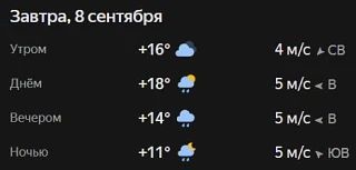 Прогноз погоды☀️