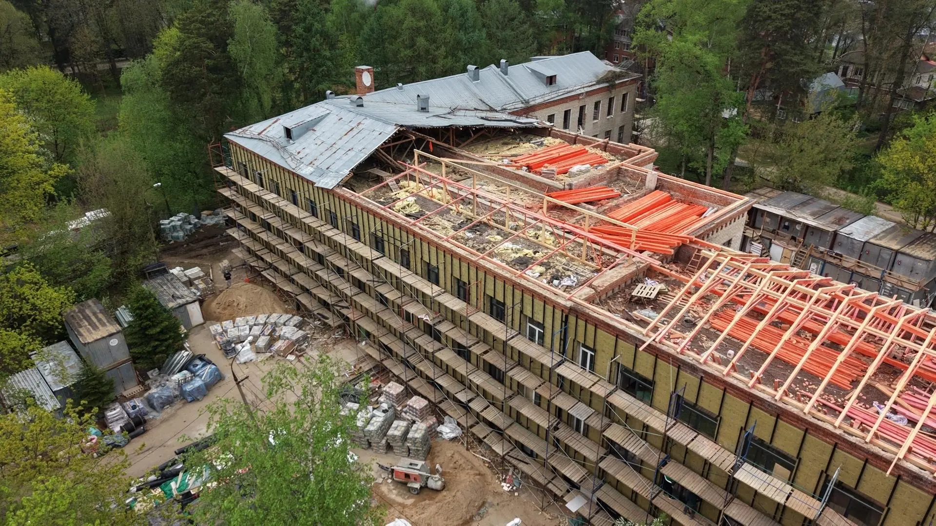 🏫 В Пушкино к 1 сентября откроется обновлённая школа № 7 на Кольцовской улице. Зданию больше 60 лет,