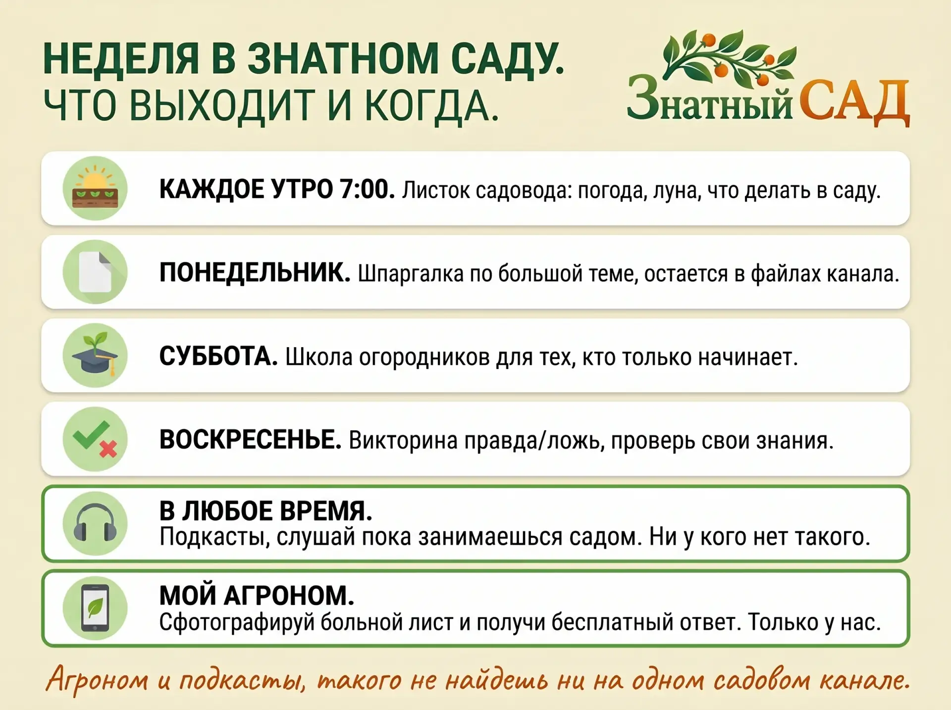 Знатные мои! Расскажу, чем наш канал отличается от сотни других садовых. Советы-то дают везде. А вот
