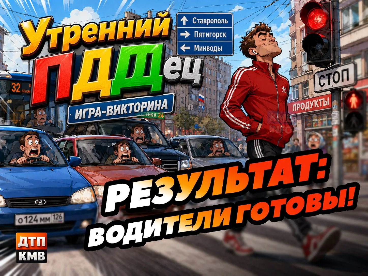 🟢 Большинство участников справилось с 5 из 5!
Как результат: водители сегодня готовы!
Хорошей и без