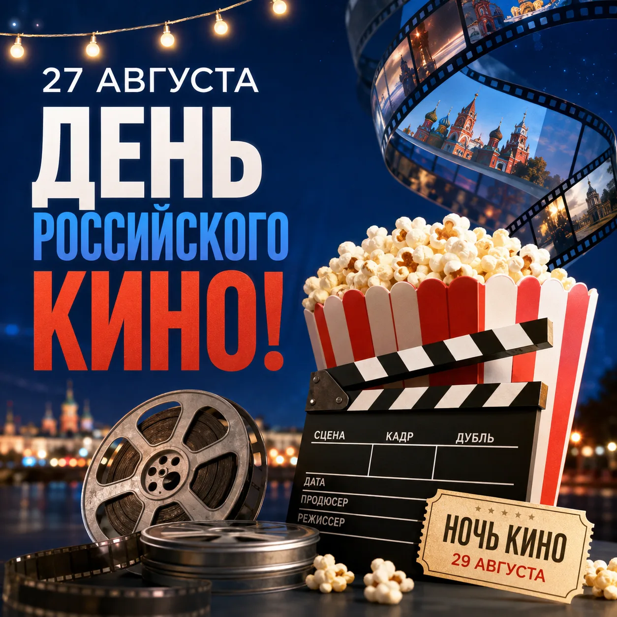 🎬 27 августа — День российского кино!