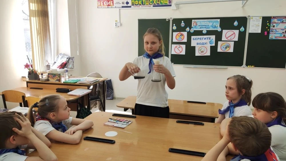 🌊 День воды в нашей школе: бережём самое ценное! 🌊  22 марта отмечается Всемирный день воды — день, 
