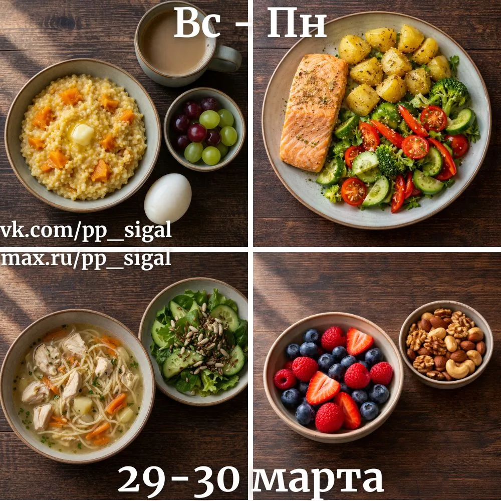 Пример меню на 1200 ккал, на котором реально худеют (и не срываются 👇)