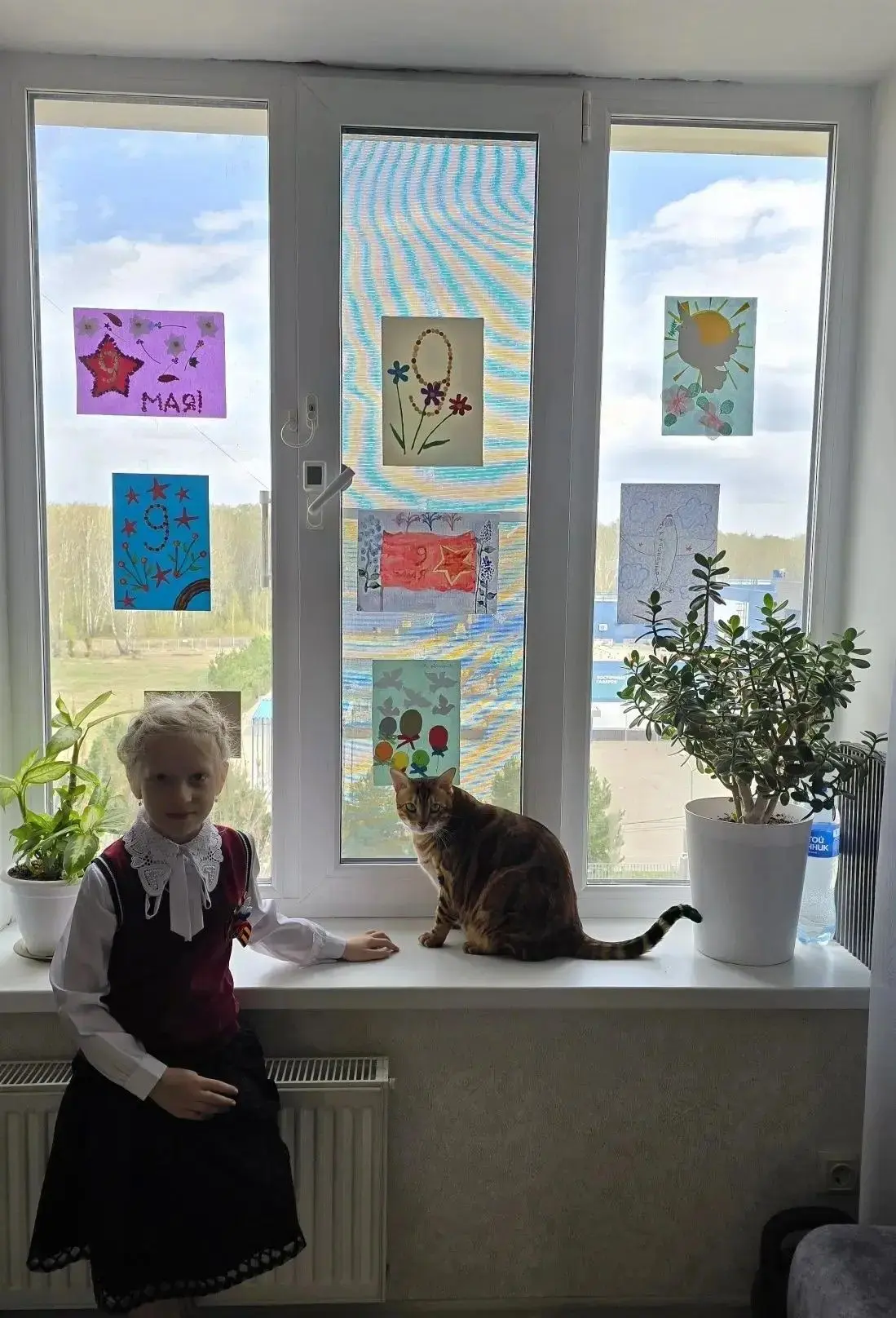 ⭐️Сибирские «Окна Победы»: помним и чтим подвиги Героев   В преддверии Дня Великой Победы наши ребят