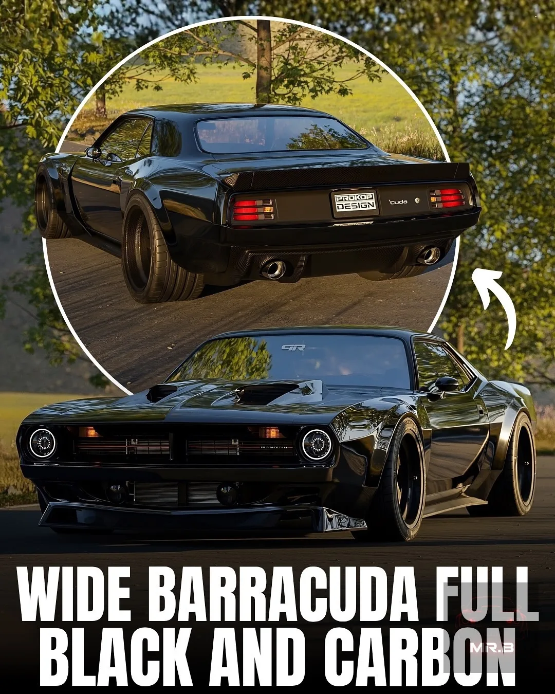 🐟 Plymouth 'Cuda Black Phantom: легенду 1970 года переделали для 2026-го

Black Phantom придумал че