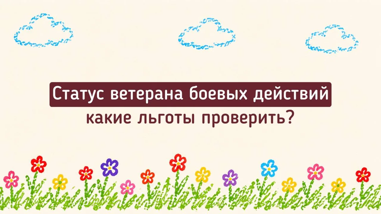 📌Муж получил статус ветерана боевых действий: что проверить?