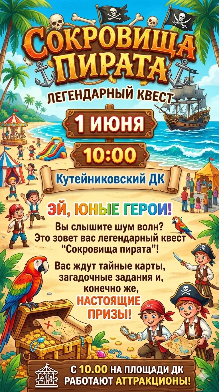 🏴‍☠️ ВНИМАНИЕ, ЮНЫЕ ПИРАТЫ! 🏴‍☠️