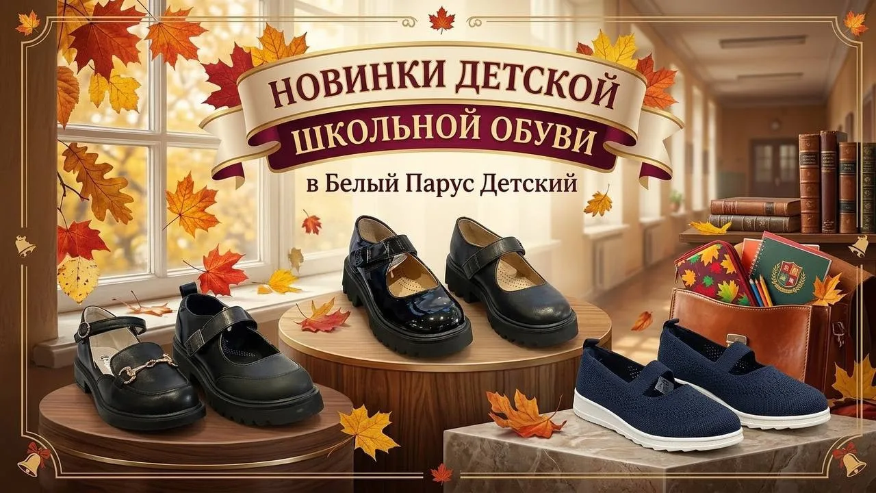 Готовимся к новому учебному сезону вместе с БЕЛЫЙ ПАРУС • детский 🍂