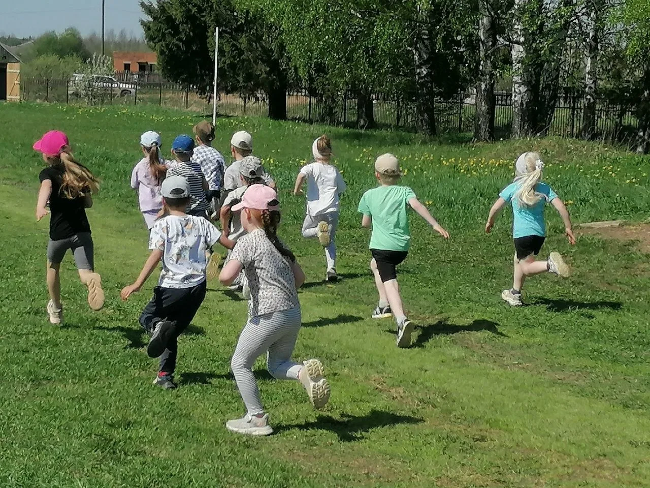 Физкультура на стадионе
