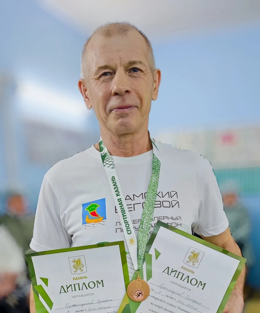 Ветеран Нижнекамских тепловых сетей - призер чемпионата России.
