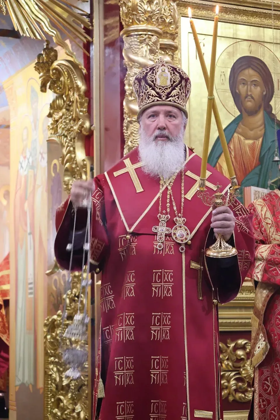В Неделю о слепом митрополит Иркутский и Ангарский Максимилиан совершил Божественную литургию в кафе