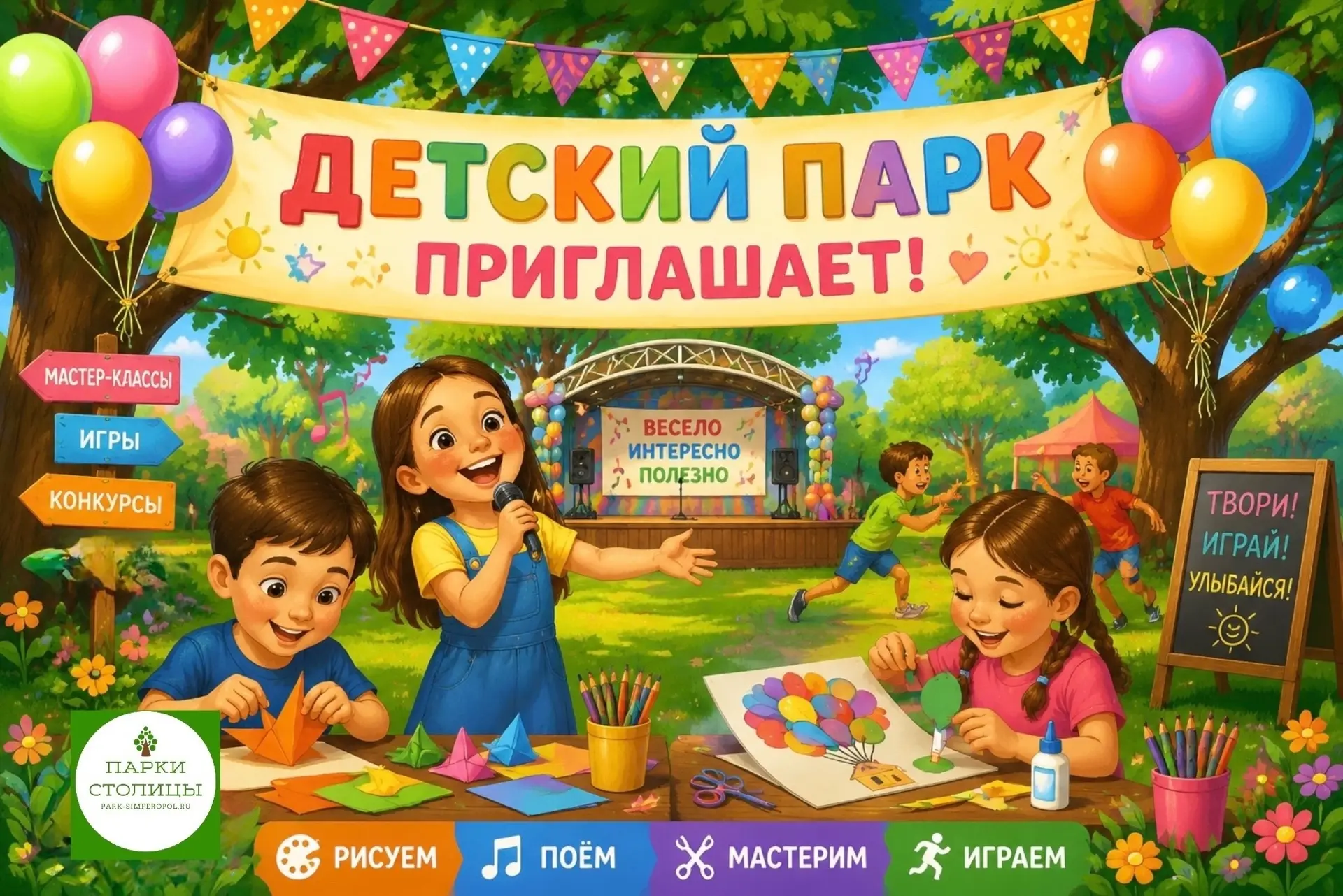 🎉Приглашаем на мероприятия для детей в Детском парке