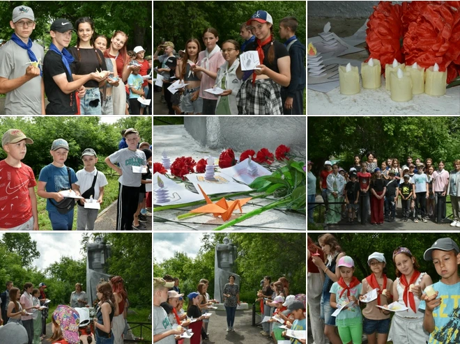 22 июня в 12:15 по московскому времени школьники и педагоги присоединились к всероссийской акции «Ми