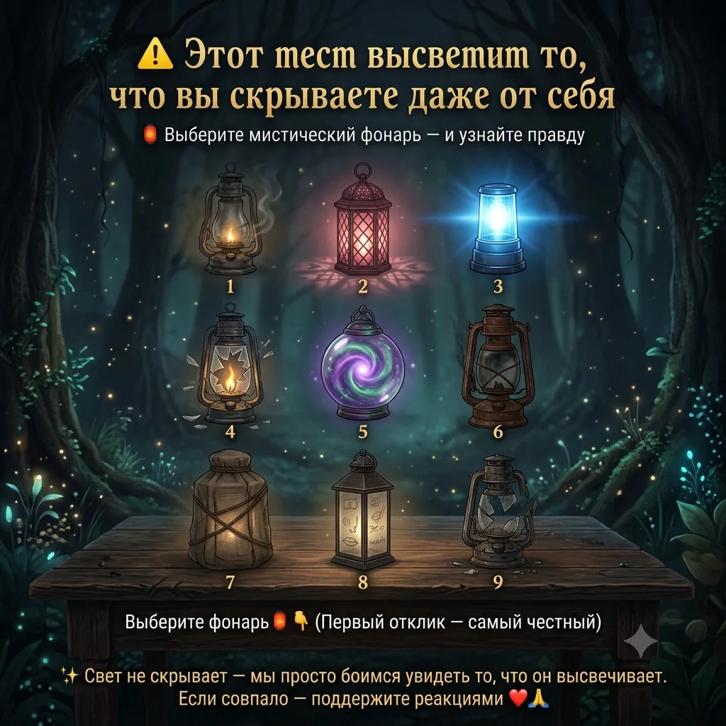⚠️ Этот тест высветит то, что вы скрываете даже от себя