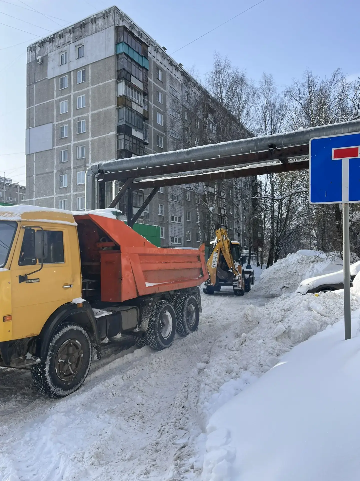 После очередного сильного снегопада мы продолжаем работать в усиленном режиме, чтобы как можно быстр