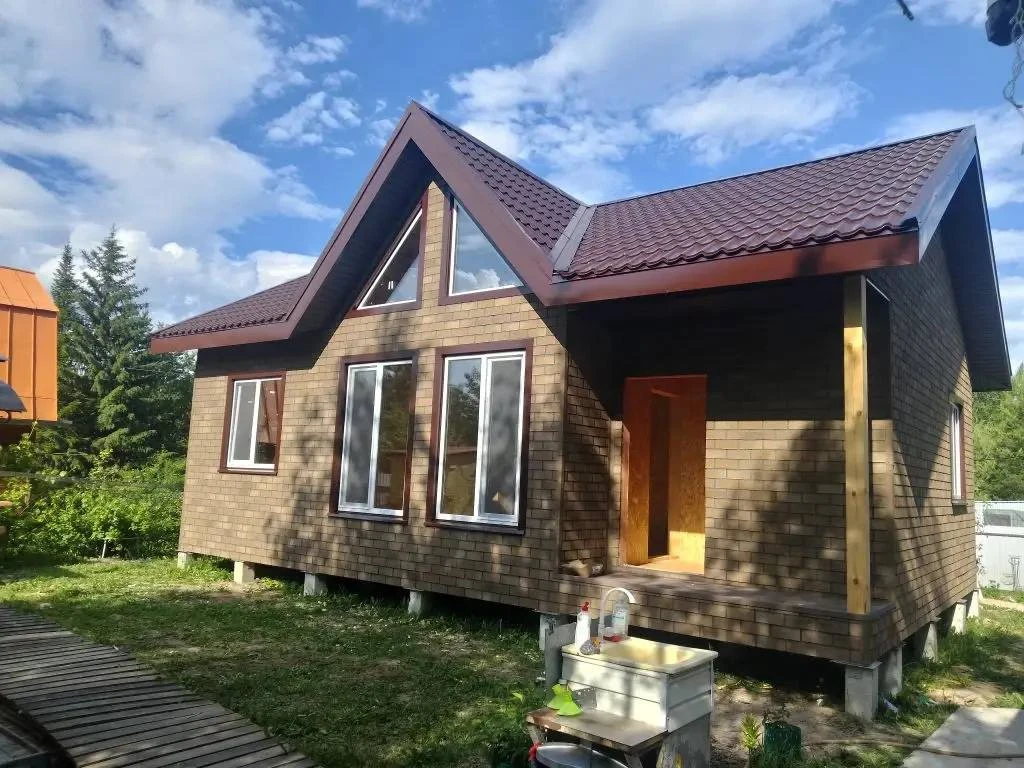 Завершены работы по отделке фасада в СНТ «Радуга»