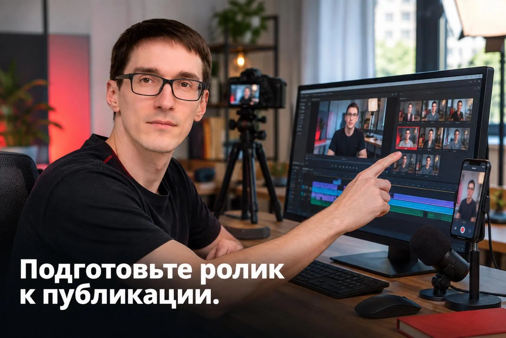 Не публикуйте ролик под рабочим названием.