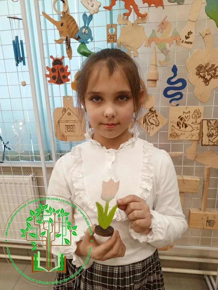 🌸С МЕЖДУНАРОДНЫМ ЖЕНСКИМ ДНЁМ 8 МАРТА!🌸  Ученики Новогореловской школы занимающиеся в кружках "Самод