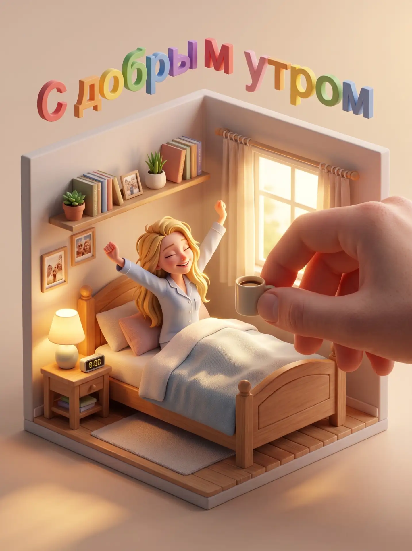 3D-диорама Pixar с типографикой