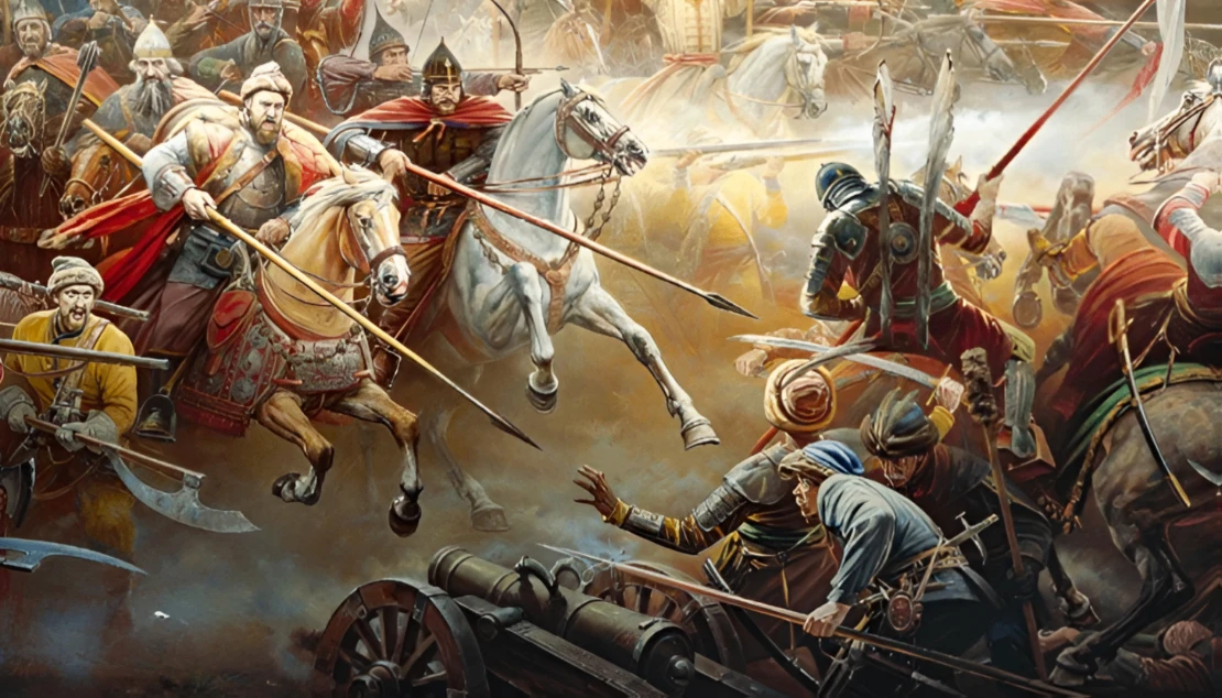 15 июня 1555 года московская рать Ивана Шереметева (9 тыс. человек) выступила против крымского хана 