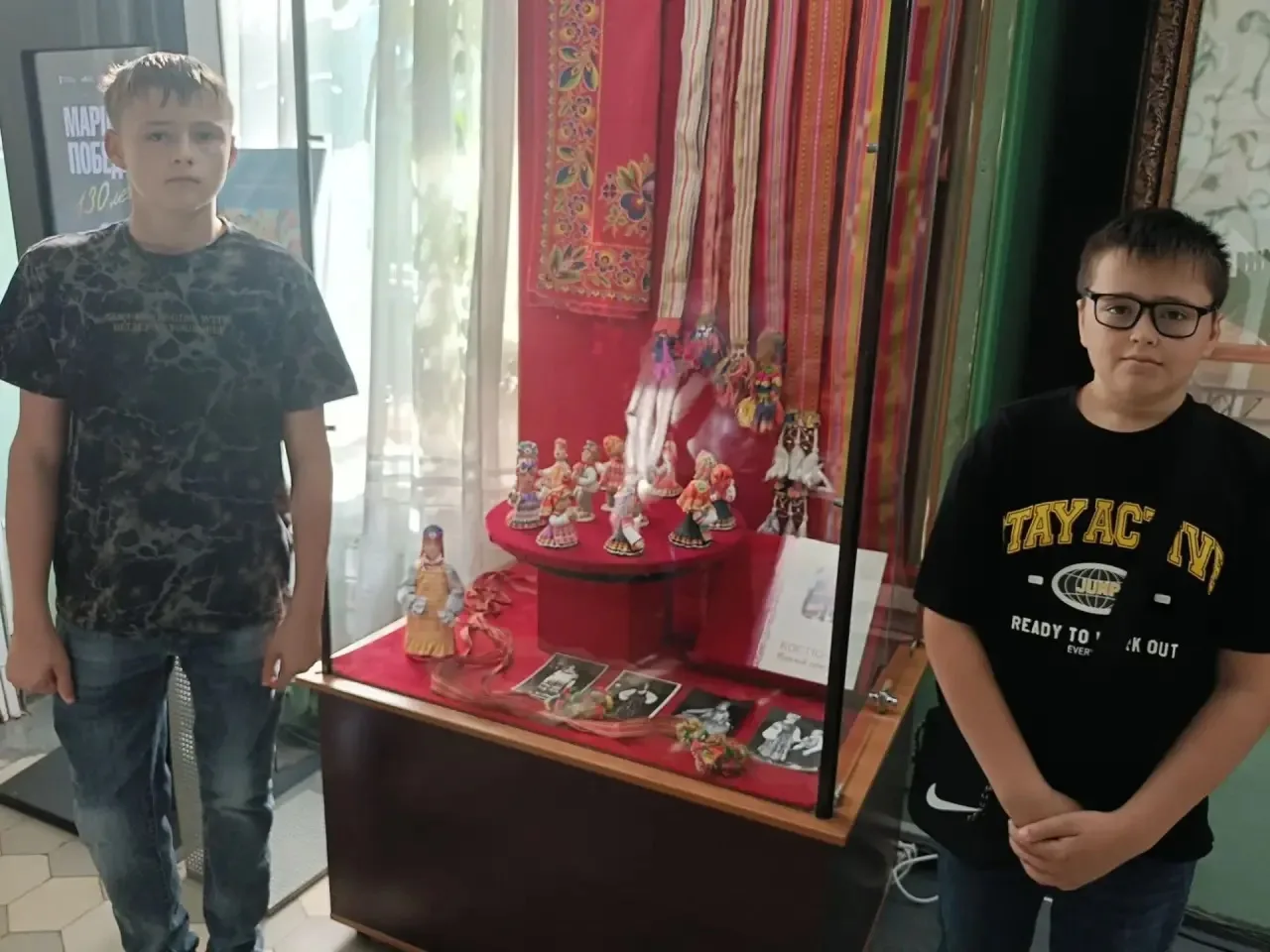 Тимофеевы Егор и Захар — в числе посетителей выставки «Многоликая Россия»!