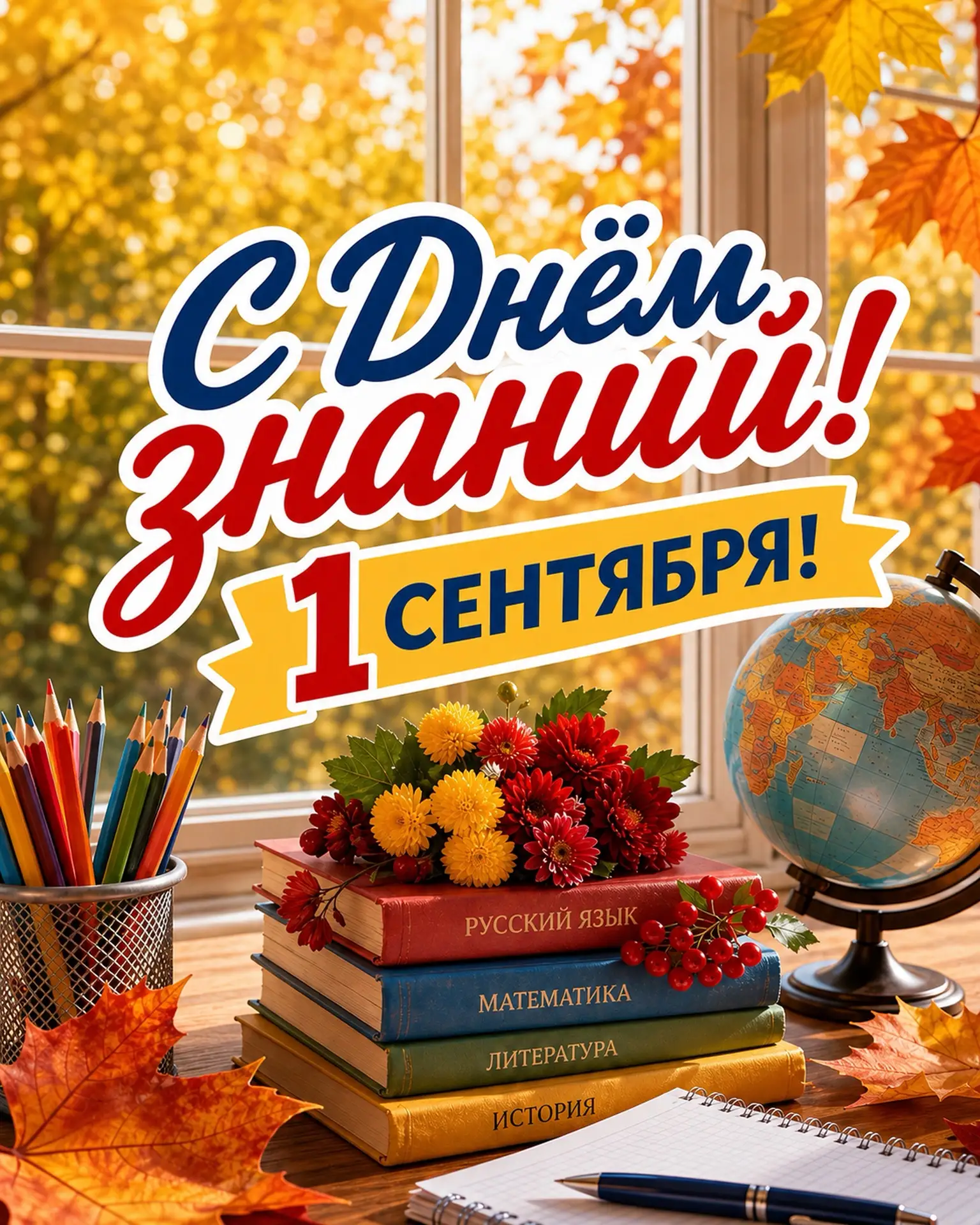 🍁📚🎒 С 1 сентября!