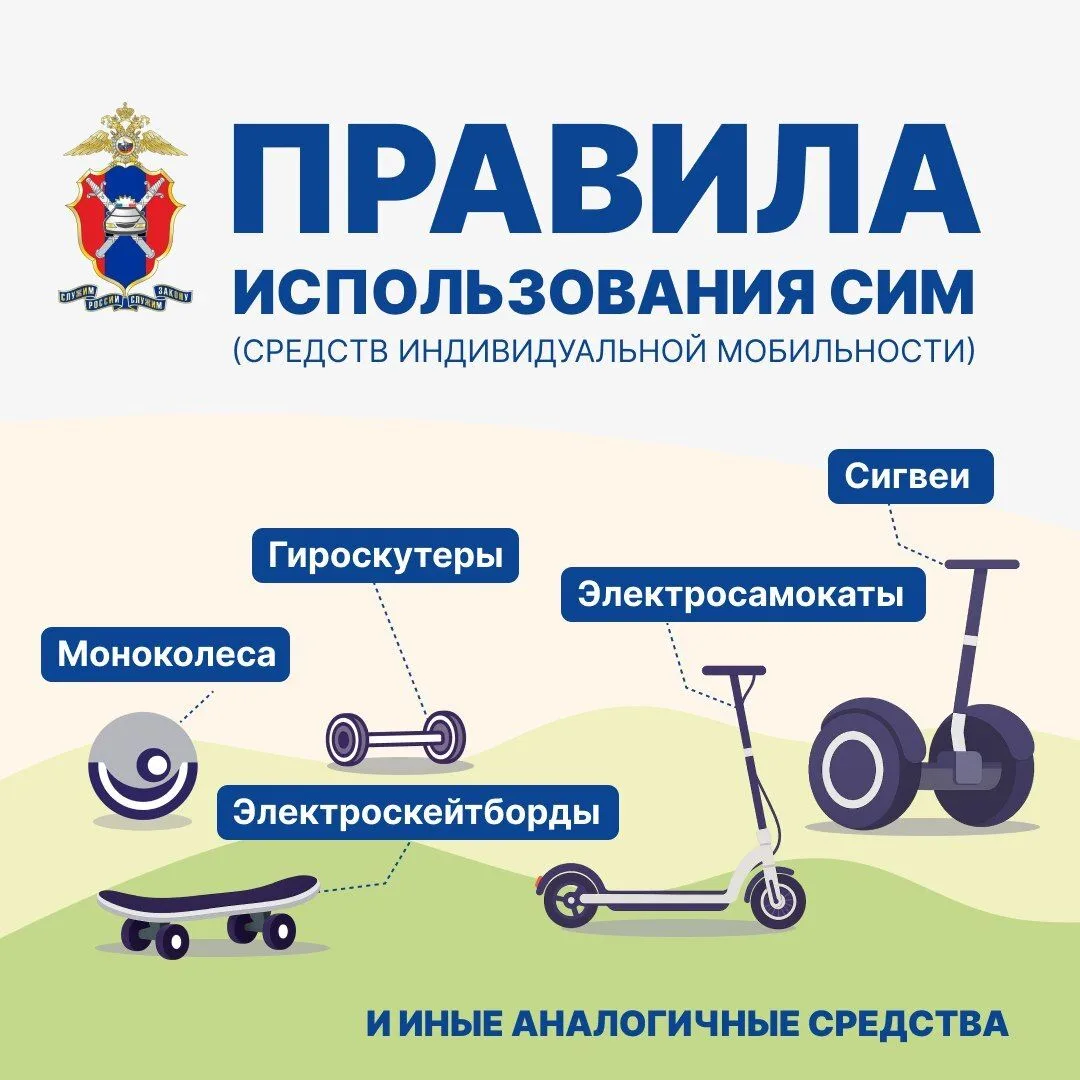 ❓Что относится к средствам индивидуальной мобильности