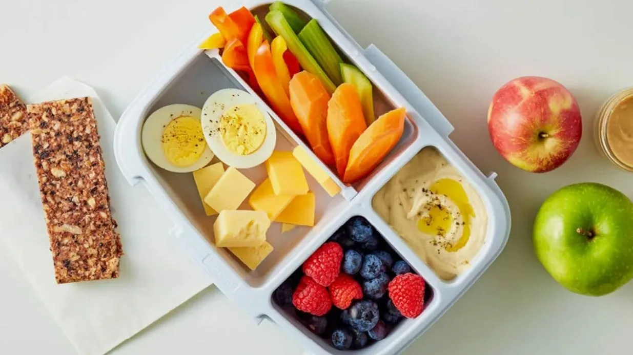 Здоровый перекус на работе: энергия и концентрация в каждом кусочке🍏🍅🍊