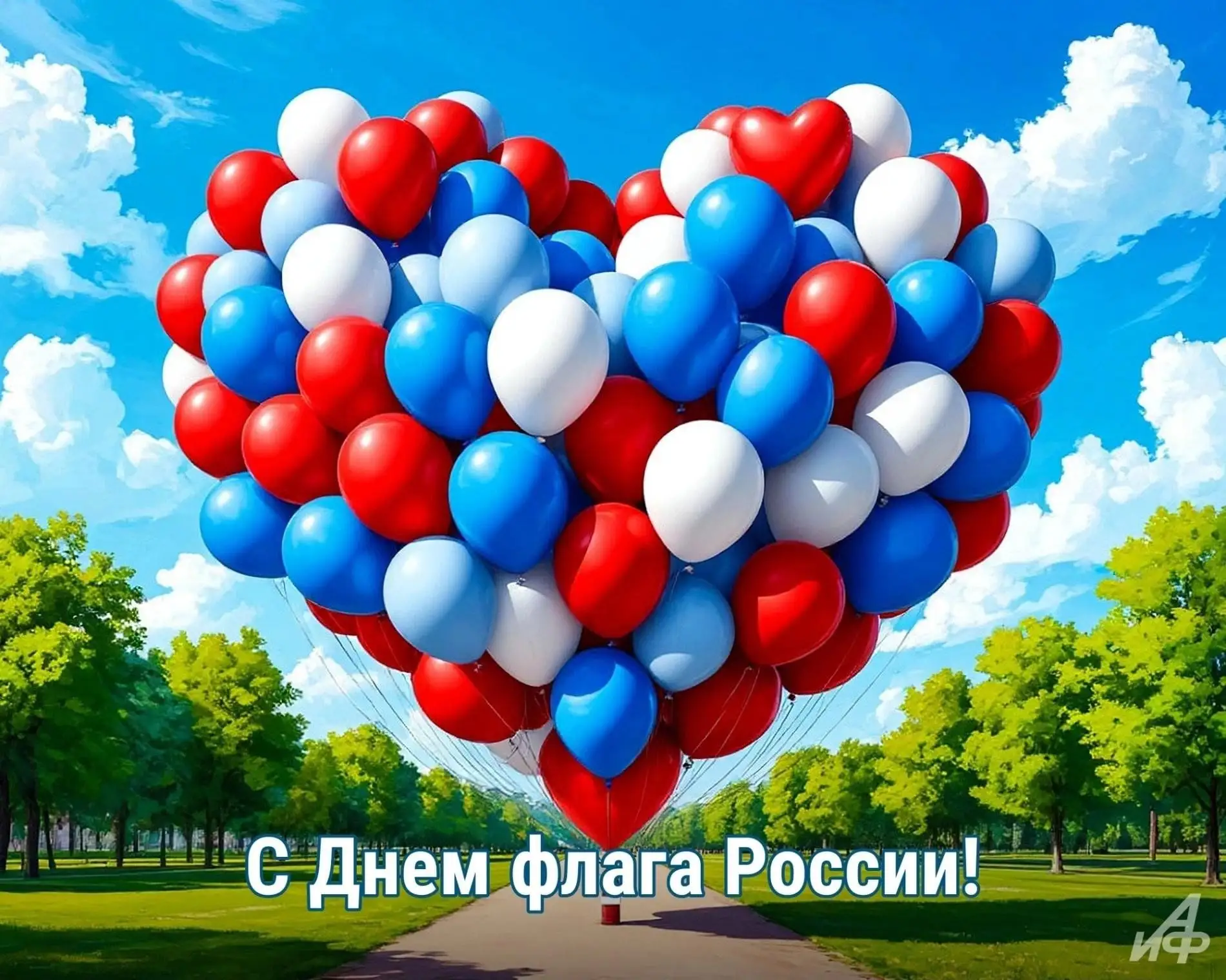 Поздравляем с Днем флага России.
