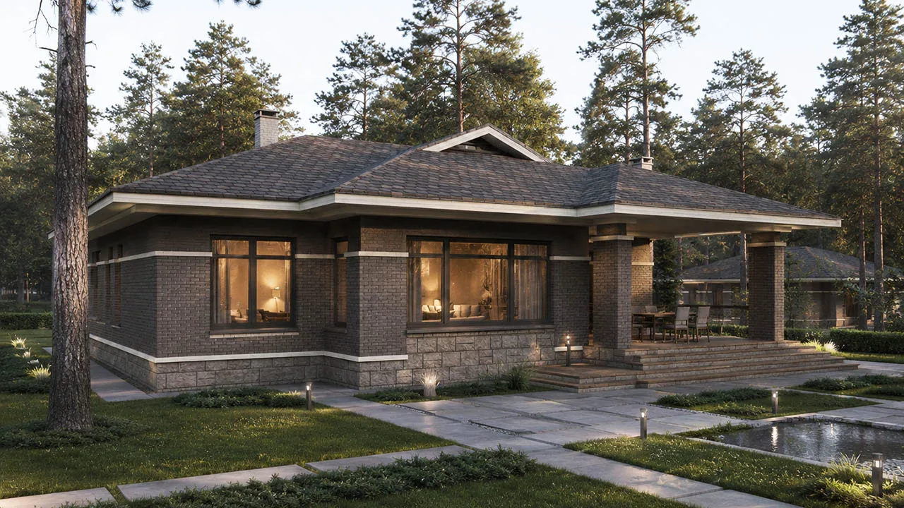 🏠 ТРАМОНТАНА — одноэтажный дом 167 м² с 4 спальнями