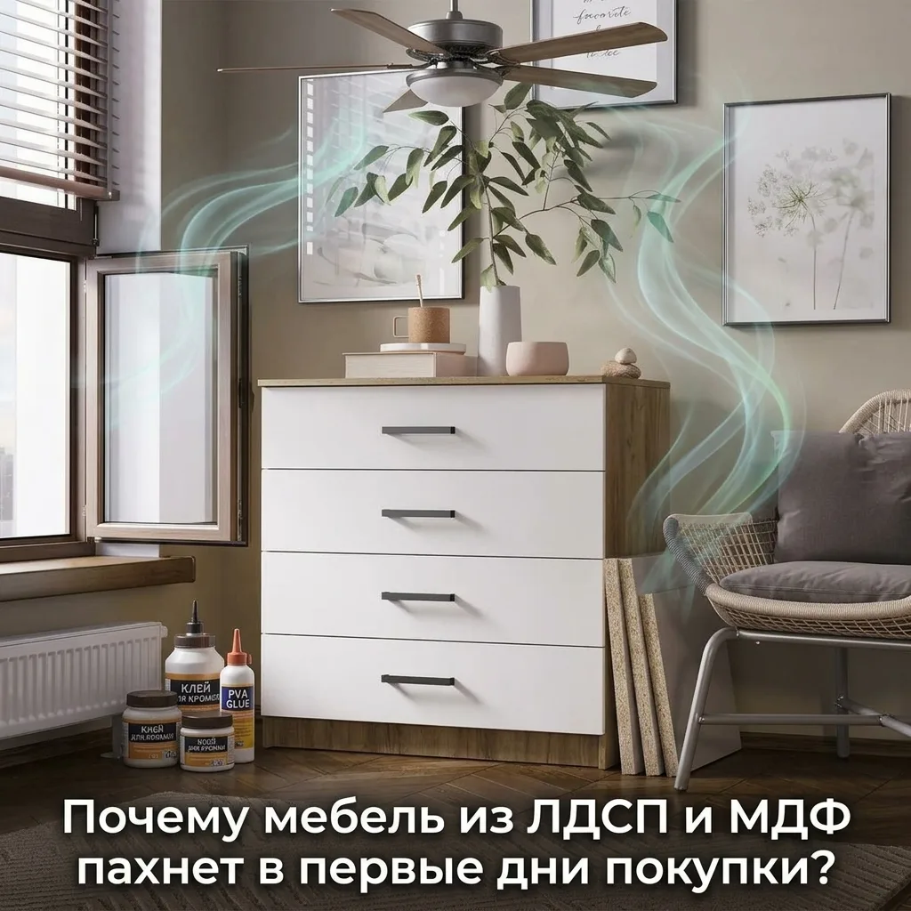 Почему новая мебель пахнет?