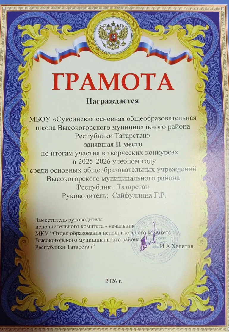 Кунелле яналык! Безнен мэктэбебез узган уку елында  уткэрелгэн ижади  конкурсларда катн...