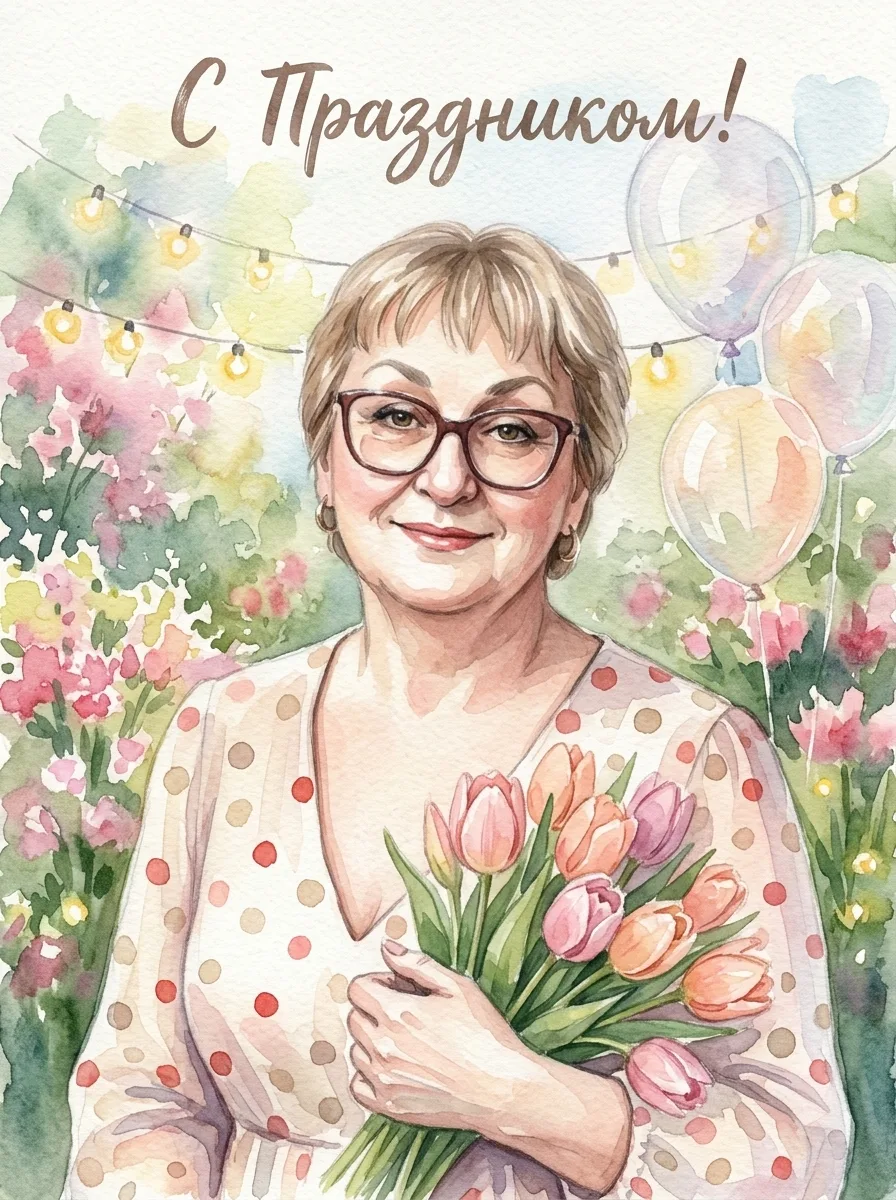 🌸📖 Друзья, встречайте четвертую партию наших праздничных открыток с изображением любимых учителей! 🎨
