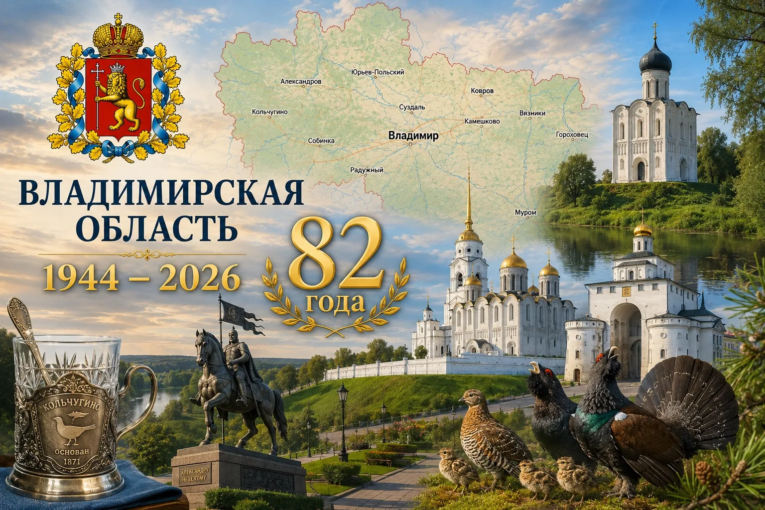 🌍С праздником, Владимирская область!