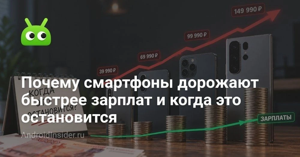 Почему смартфоны в 2026 году так резко подорожали и кто в этом виноват