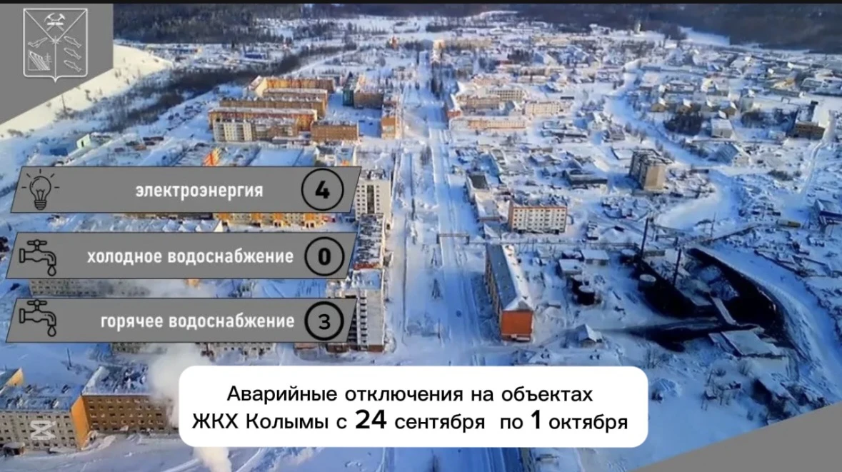 С 24 сентября по 1 октября 2026 года на объектах ЖКХ Магаданской области зафиксировано ...