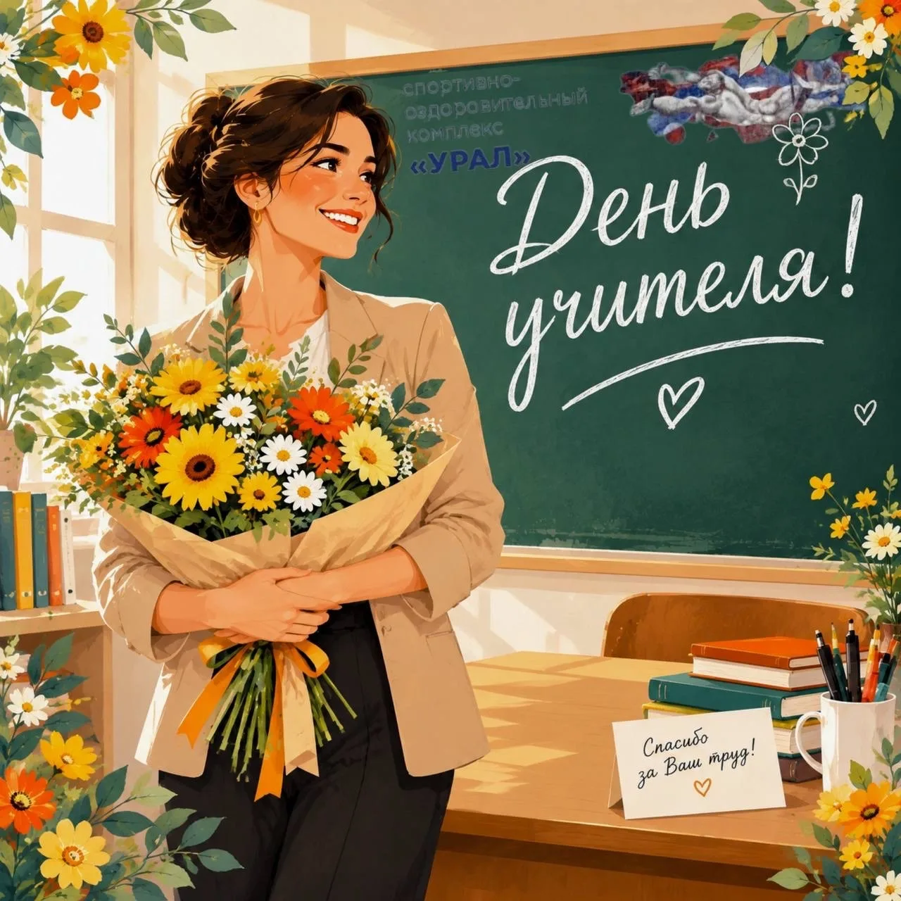 С Днем Учителя 📚