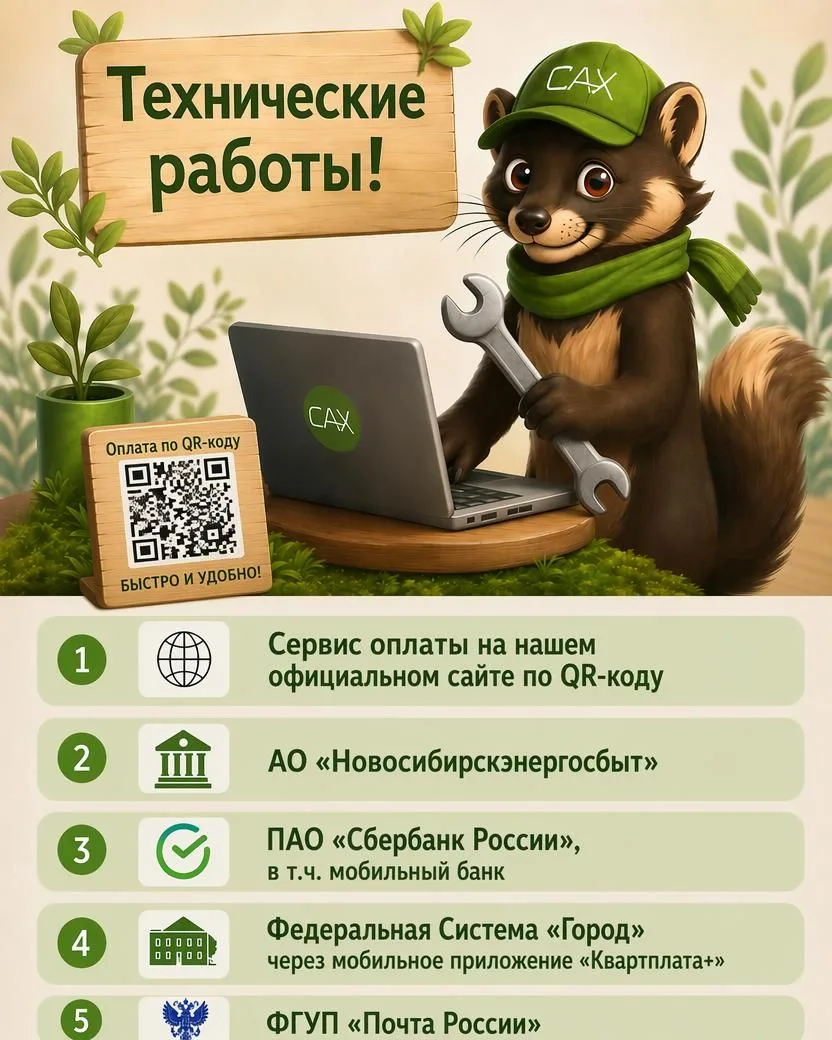 ❗️Внимание — технические работы

🛠Личный кабинет на сайте аосах.рф временно недоступен. Ведутся тех