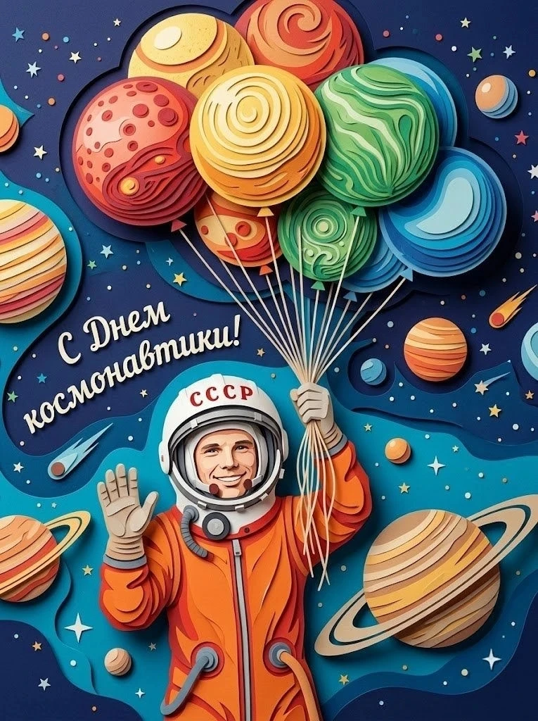 С Днём космонавтики! 🚀