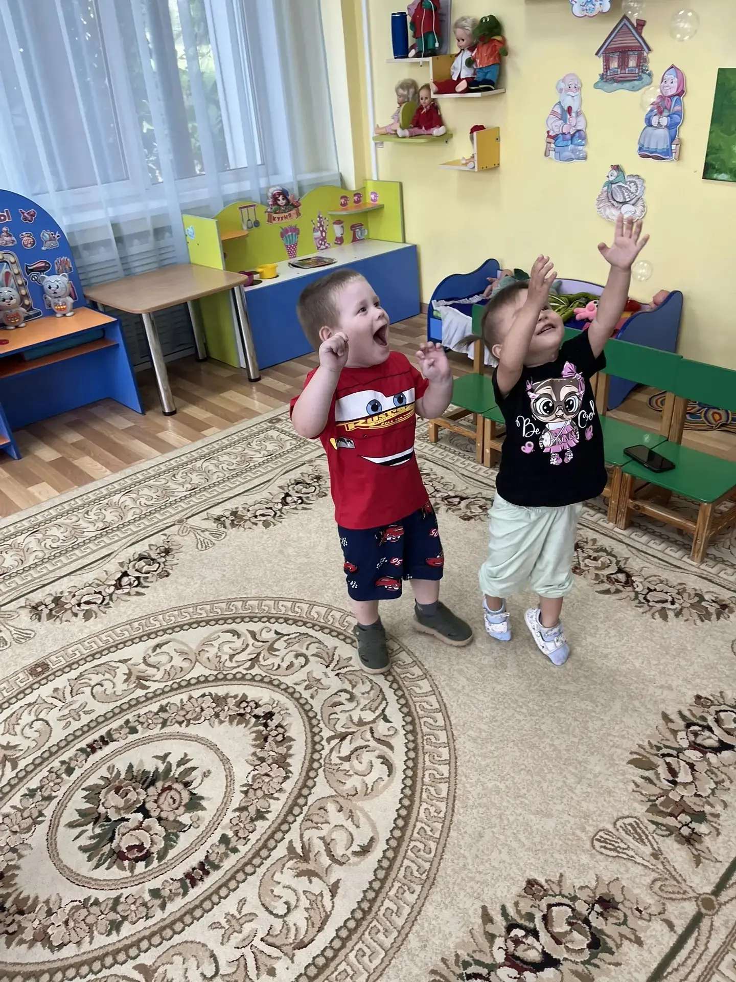 День весёлого настроения в группе раннего возраста "Рыбки"! 🐠 ✨
Наши малыши заряжали всех вокруг по