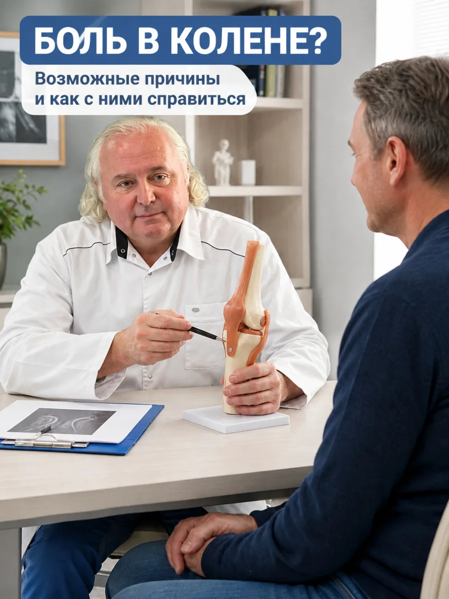 Вам назначили дату операции на колене, а вы всё ищете, где в Санкт-Петербурге лечат сус...