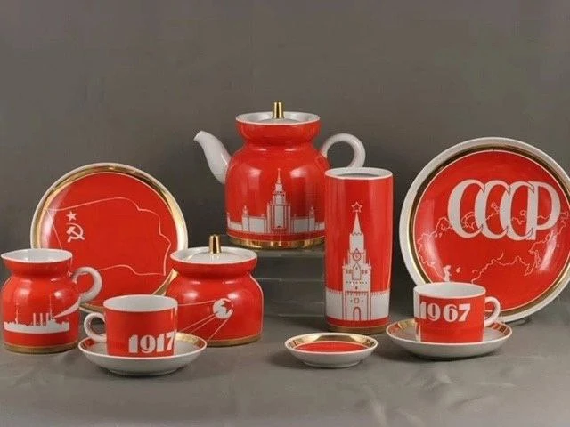 Чайный сервиз СССР. 1967 год.