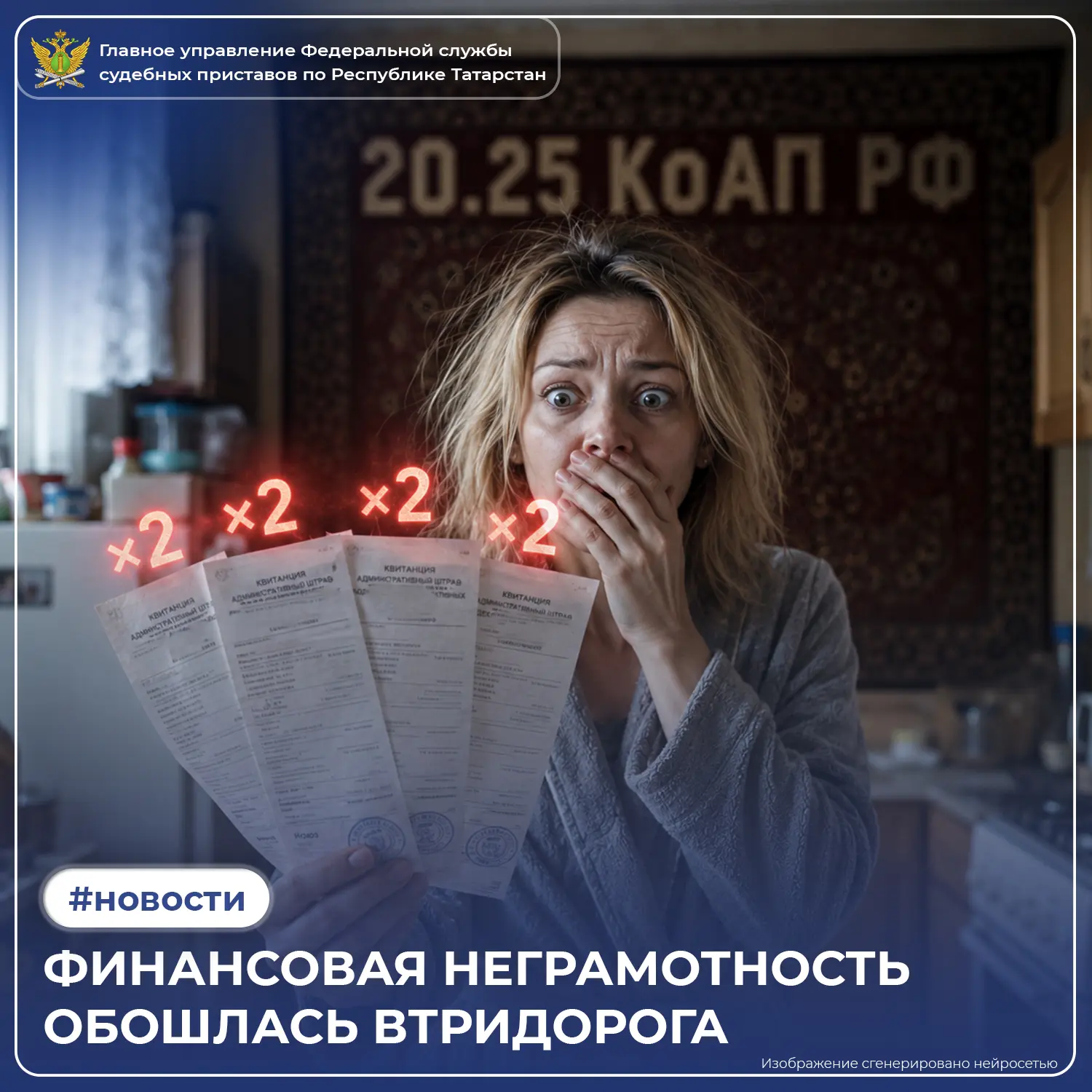 Похоже, кто-то решил проверить, действительно ли штрафы умеют умножаться. Умеют, и весь...