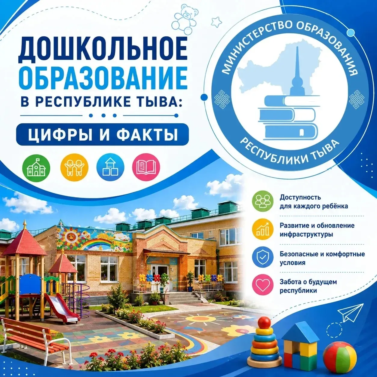 Дошкольное образование в Республике Тыва: цифры и факты