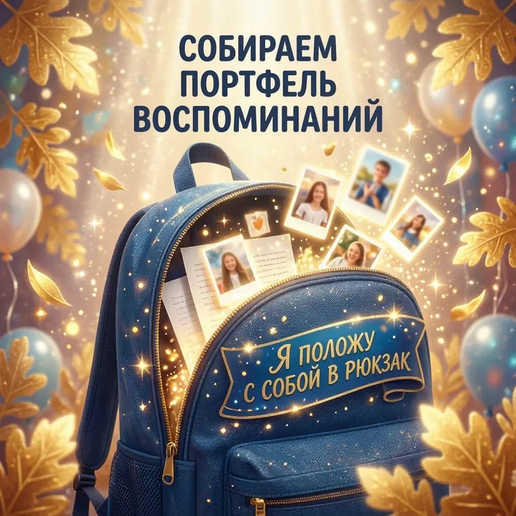 Собираем портфель воспоминаний! Акция «Я положу с собой в рюкзак» 🎒📸