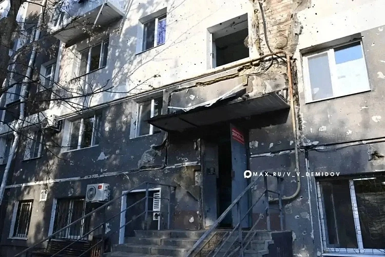 В одном из повреждëнных БПЛА домов в Белгороде почти закрыли тепловой контур