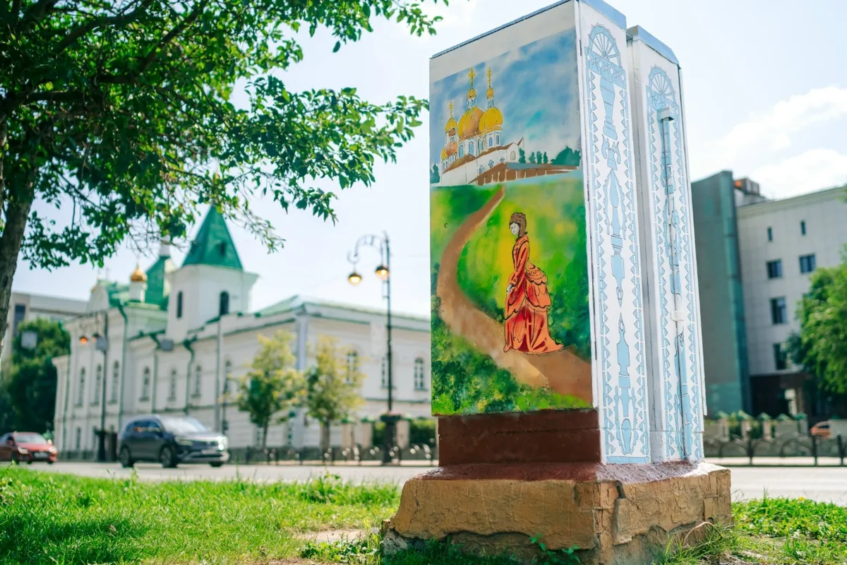Шкафы связи в Тюмени стали арт-объектами