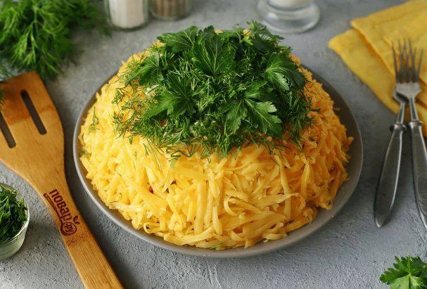 🍜✨ Салат «Везувий» 🌋🥗