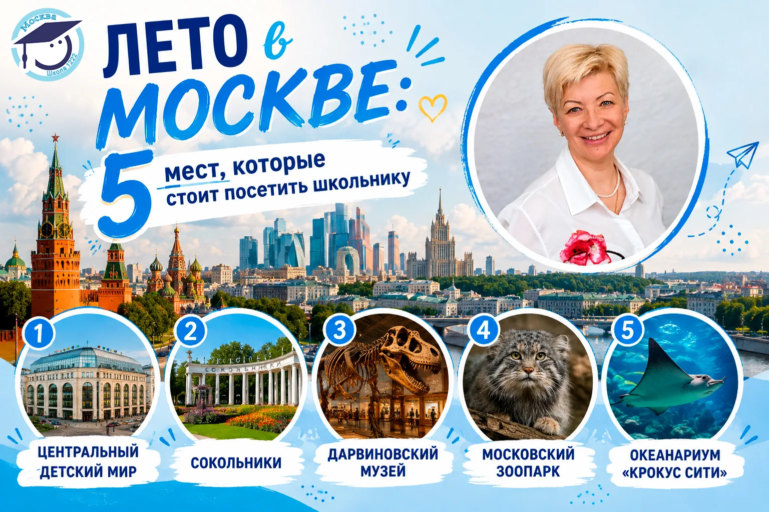 🌞 Думаете, чтобы интересно провести лето, нужно обязательно уехать из Москвы?
